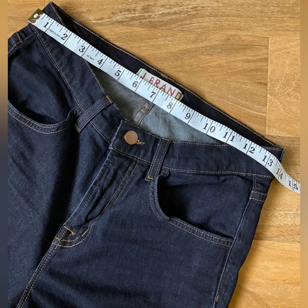 J Brand Maria skinny Jeans Cotton Starless Wash 10” High Rise Waisted Stretch 27_7